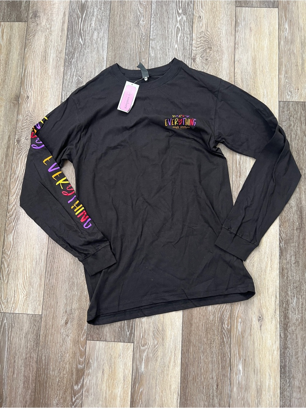Simply southern holiday long sleeve tee NWT